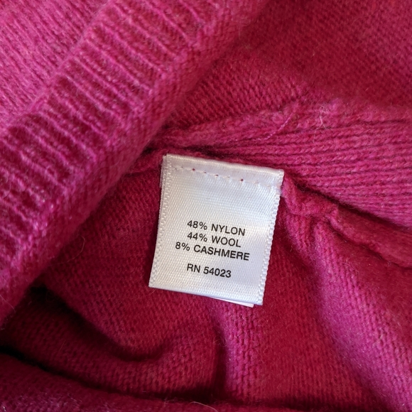 Banana Republic Cashmere Wool Blend Sweater Pink Small - Picture 5 of 7